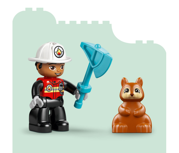 LEGO DUPLO 10473 Wóz strażacki z wężem i strażakiem - 1473395 - zdjęcie 13